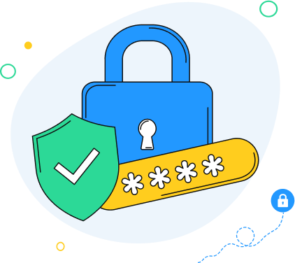 Padlock and shield illustrating SSL and HTTPS